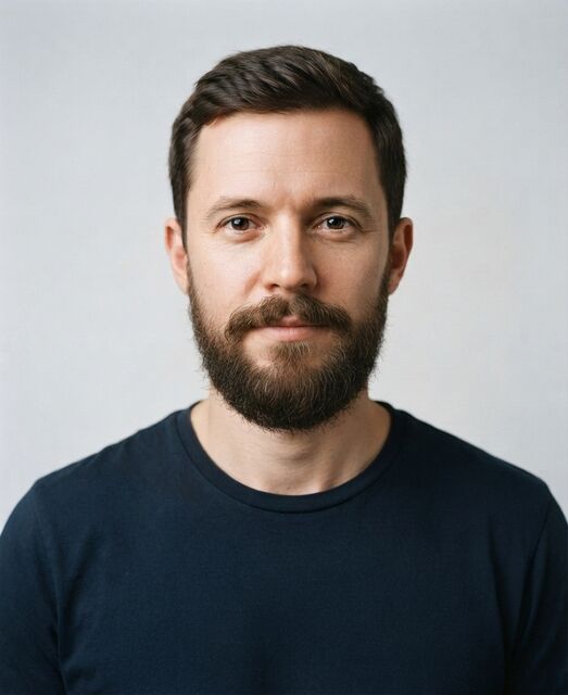 AI visualization after: beard restoration