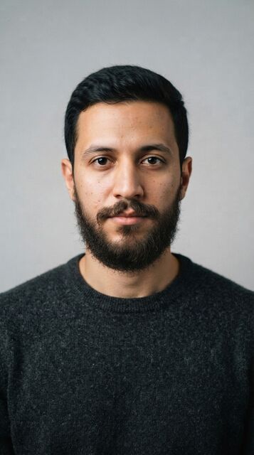 AI visualization after: beard restoration